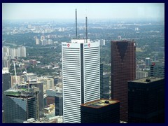 Views from CN Tower - First Canadian Place, Scotia Place